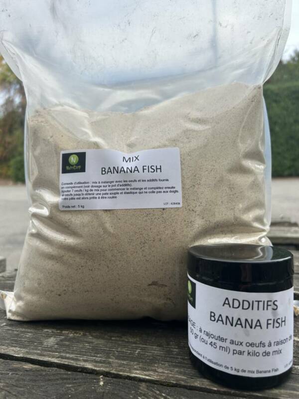 MIX BANANA FISH + ADDITIFS - 5 kg