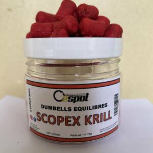 DUMBELLS EQUILIBRES FLUO 10 mm - SCOPEX KRILL