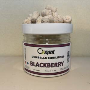 DUMBELLS EQUILIBRES FLUO 10 mm - BLACKBERRY